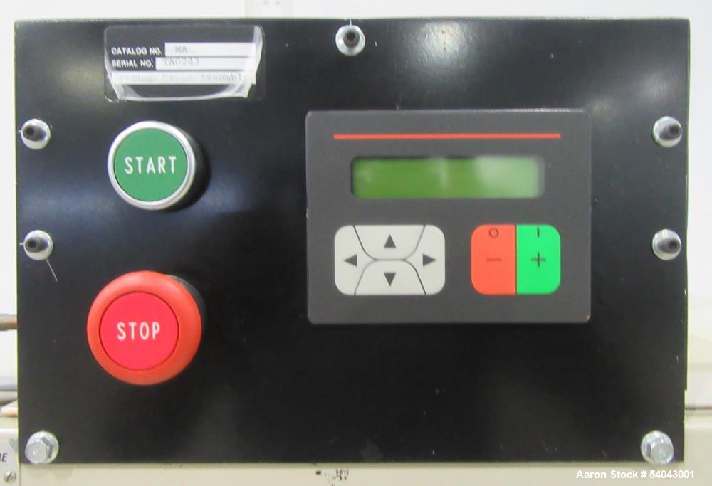 Used Paul O. Abbe 12" Rota-Cone Vacuum Dryer – 0.5 CuFt, T316 Stainless, Skid-Mounted with Sterlco Heater