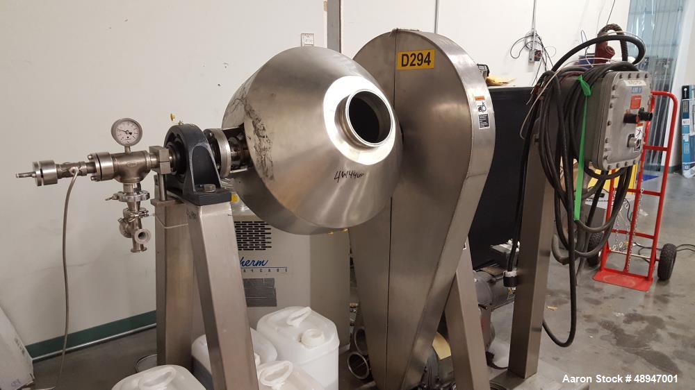 Used Used- Paul O. Abbe Rota-Cone Vacuum Dryer, Model 18RCVD.