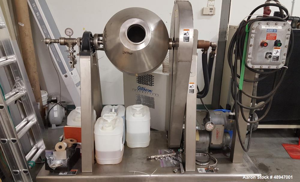 Used Used- Paul O. Abbe Rota-Cone Vacuum Dryer, Model 18RCVD.
