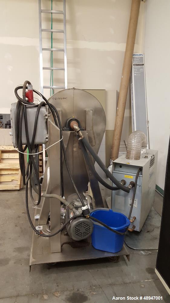 Used Used- Paul O. Abbe Rota-Cone Vacuum Dryer, Model 18RCVD.