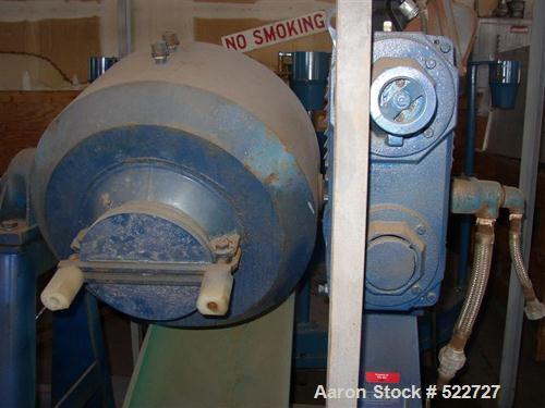 USED: Paul O Abbe Roto-Cone vacuum dryer, model RCVD-18. 1.7 cubicfoot total, 1.1 cubic foot working capacity. Internal 240 grit polish,jacket carbon steel rated at 14.7 psig @ 250 deg F, insulated w...
