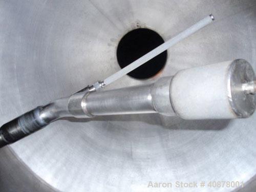 Used Paul O Abbe Rota-Cone Vacuum Dryer, Model 36RCD. 8.8 cubic feet working capacity, 13.5 total, 316 stainless steel. Internal rated full vacuum at 450 deg F,  jacket rated 14 psi. Approximately 36...
