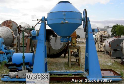 Used Paul O Abbe Rota Cone Vacuum Dryer, Model 48RCDV