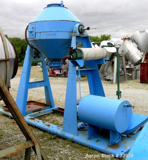 Used Paul O Abbe Rota Cone Vacuum Dryer, Model 48RCDV