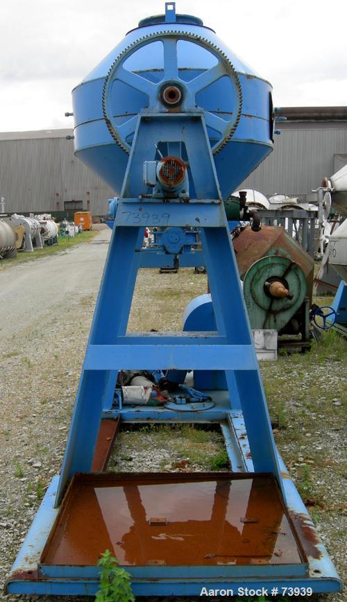 Used Paul O Abbe Rota Cone Vacuum Dryer, Model 48RCDV