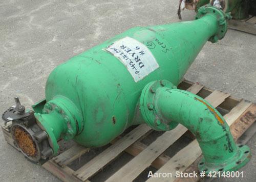 Used Stainless Steel Paul O Abbe Rota-Cone Vacuum Dryer, Model 84RCVD