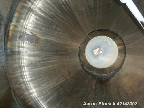 Used Stainless Steel Paul O Abbe Rota-Cone Vacuum Dryer, Model 84RCVD