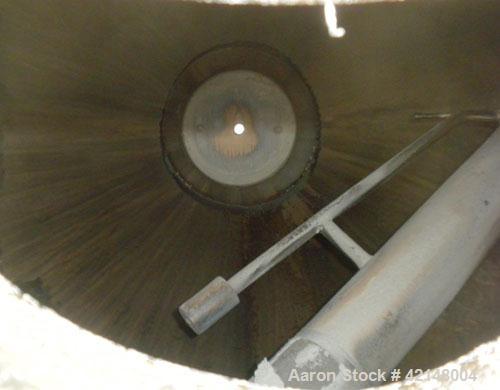 Used Stainless Steel Paul O Abbe Rota-Cone Vacuum Dryer, Model 84RCVD