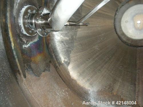 Used- Stainless Steel Paul O Abbe Rota-Cone Vacuum Dryer, Model 84RCVD