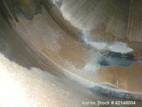 Used Stainless Steel Paul O Abbe Rota-Cone Vacuum Dryer, Model 84RCVD