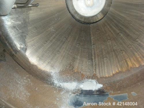Used Stainless Steel Paul O Abbe Rota-Cone Vacuum Dryer, Model 84RCVD