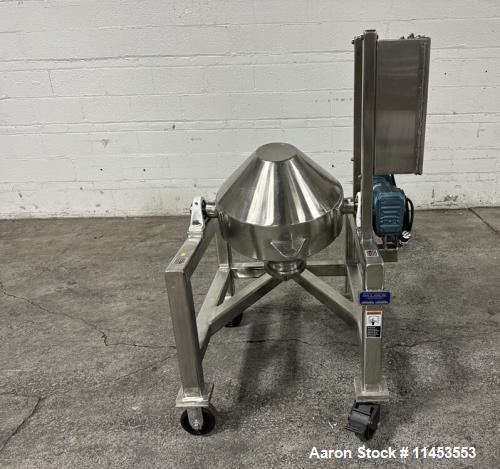 Used-1.1 Cu Ft Paul Abbe Rota-Cone Double Cone Blender