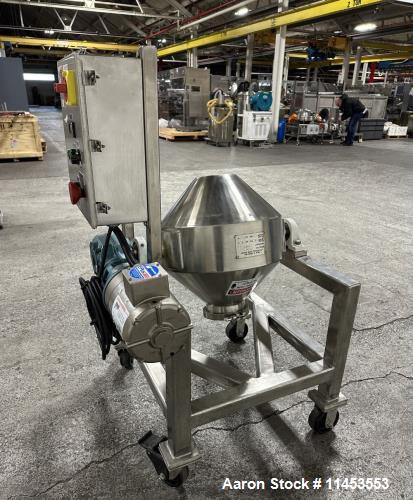 Used-1.1 Cu Ft Paul Abbe Rota-Cone Double Cone Blender