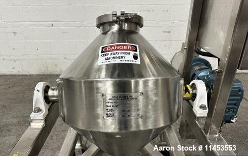 Used-1.1 Cu Ft Paul Abbe Rota-Cone Double Cone Blender