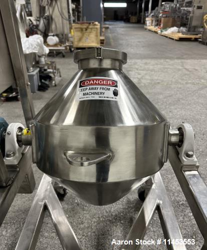 Used-1.1 Cu Ft Paul Abbe Rota-Cone Double Cone Blender