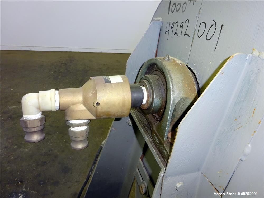 Used Paul O Abbe Rota-Cone Vacuum Dryer, Model RCD 18, Cubic Feet, 304 Stainles