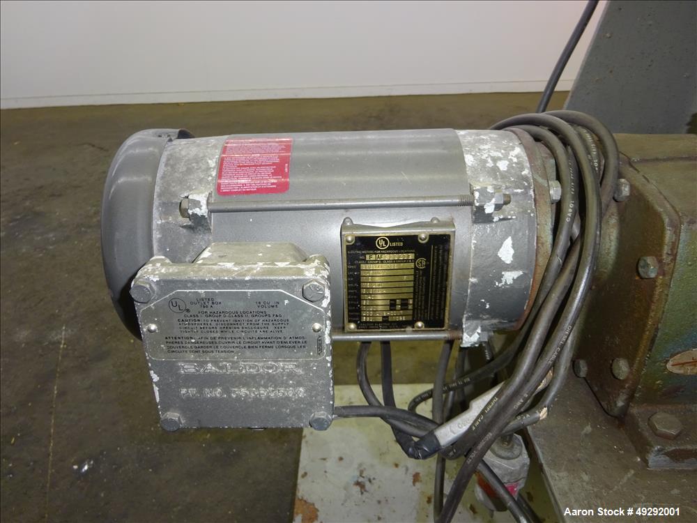 Used Paul O Abbe Rota-Cone Vacuum Dryer, Model RCD 18, Cubic Feet, 304 Stainles