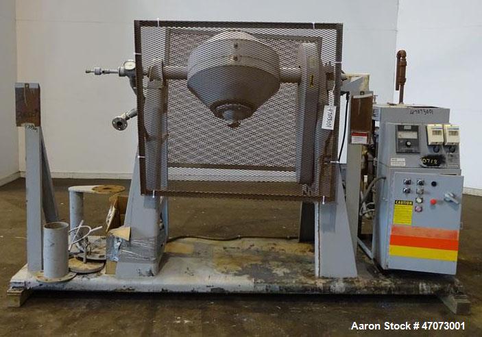 Used Paul O. Abbe Rota-Cone Vacuum Dryer, Model RCD, 304 Stainless Steel.