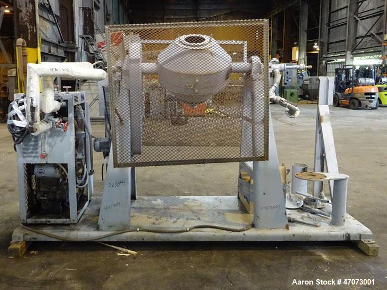 Used Paul O. Abbe Rota-Cone Vacuum Dryer, Model RCD, 304 Stainless Steel.