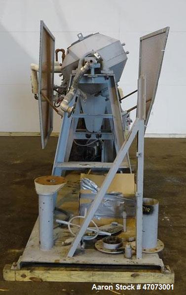 Used Paul O. Abbe Rota-Cone Vacuum Dryer, Model RCD, 304 Stainless Steel.