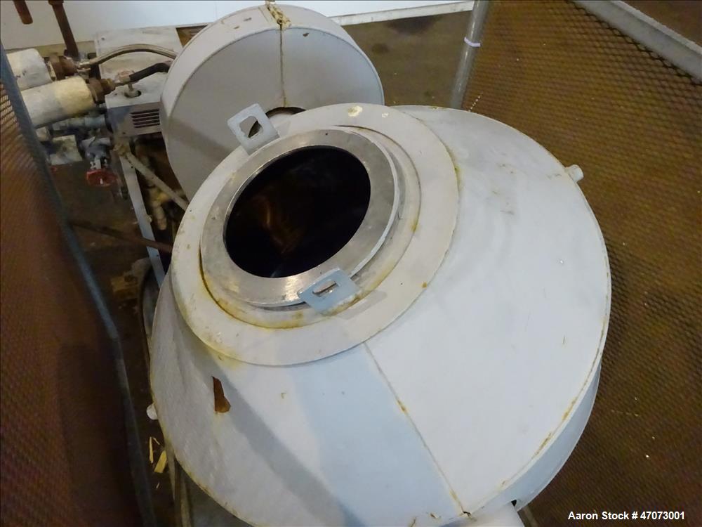 Used Paul O. Abbe Rota-Cone Vacuum Dryer, Model RCD, 304 Stainless Steel.