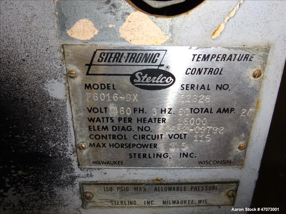 Used Paul O. Abbe Rota-Cone Vacuum Dryer, Model RCD, 304 Stainless Steel.