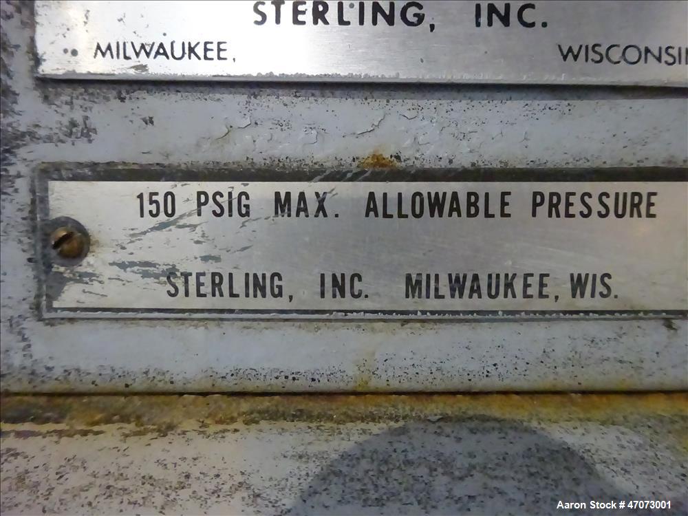 Used Paul O. Abbe Rota-Cone Vacuum Dryer, Model RCD, 304 Stainless Steel.