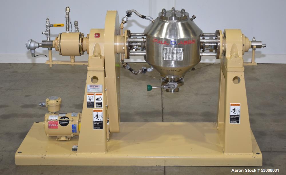 Paul O Abbe Rota-Cone Vacuum Dryer