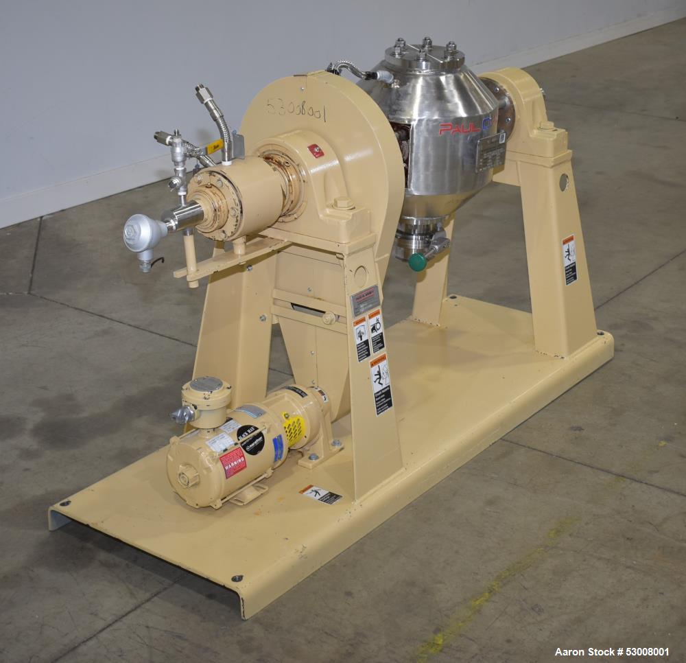 Used Paul O Abbe RCVD-12 Rota-Cone Vacuum Dryer – 304 Stainless Steel