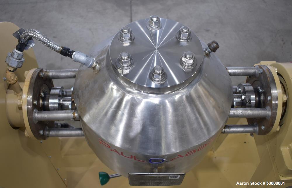 Used Paul O Abbe RCVD-12 Rota-Cone Vacuum Dryer – 304 Stainless Steel