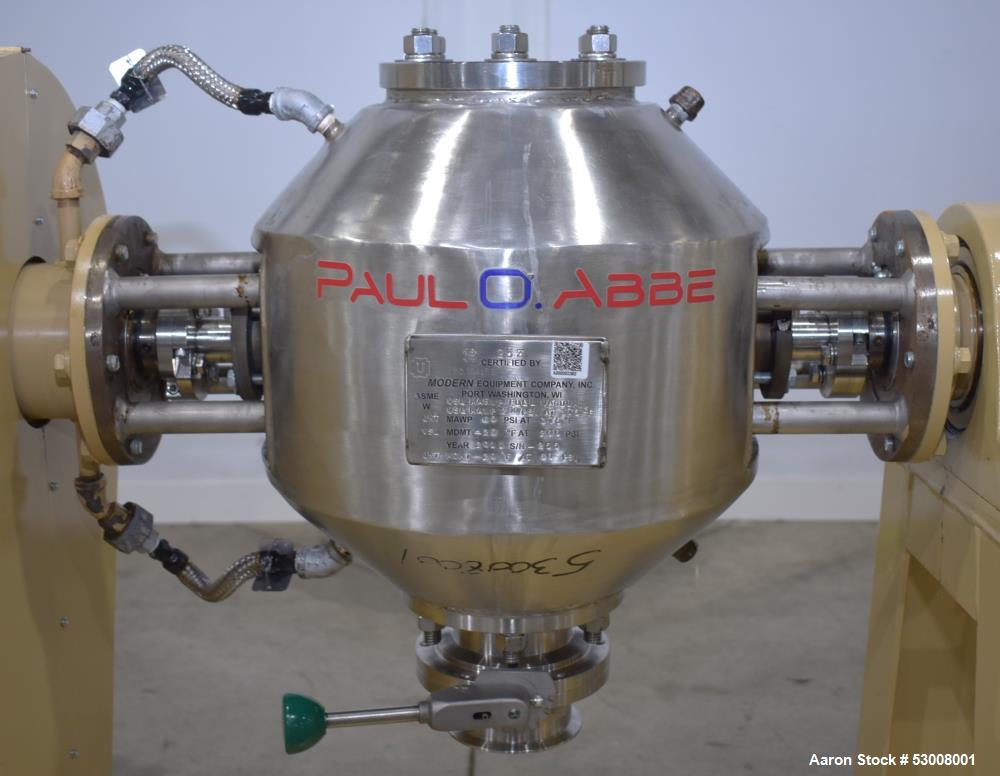 Used Paul O Abbe RCVD-12 Rota-Cone Vacuum Dryer – 304 Stainless Steel