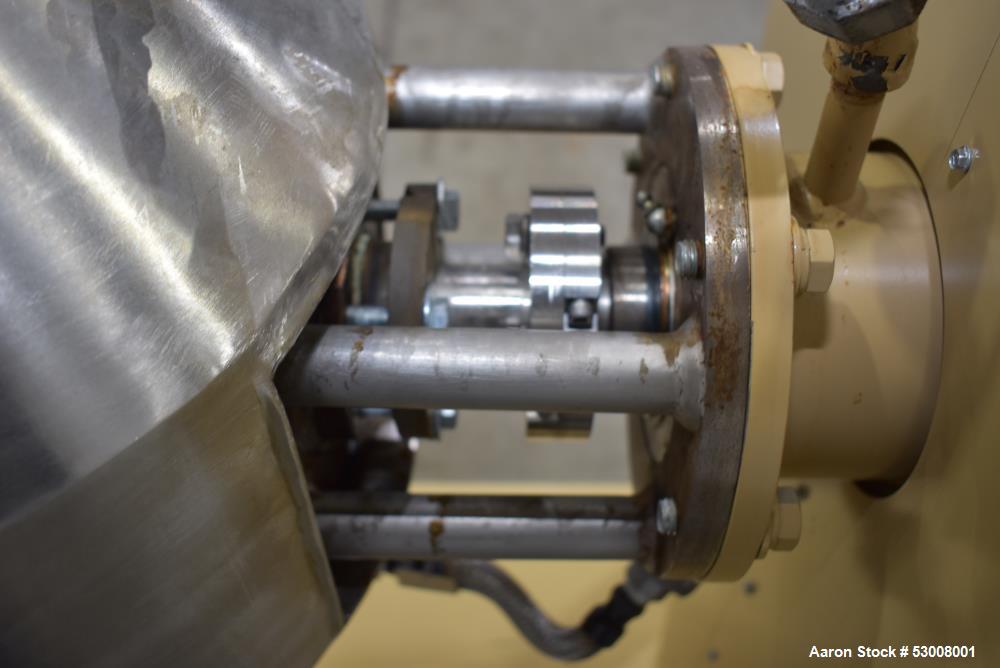 Used Paul O Abbe RCVD-12 Rota-Cone Vacuum Dryer – 304 Stainless Steel
