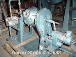 Used Paul O Abbe Rota-Cone Vacuum Dryer, Model RCVD-12, (.3) cubic feet working capacity, (.7) total. Internal teflon coated. Internal rated FVat 250 deg F, jacket rated 14.7 psi at 250 deg F. 12" di...