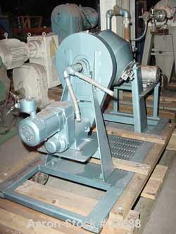 Used Paul O Abbe Rota-Cone Vacuum Dryer, Model RCVD-12, (.3) cubic feet working capacity, (.7) total. Internal teflon coated. Internal rated FVat 250 deg F, jacket rated 14.7 psi at 250 deg F. 12" di...