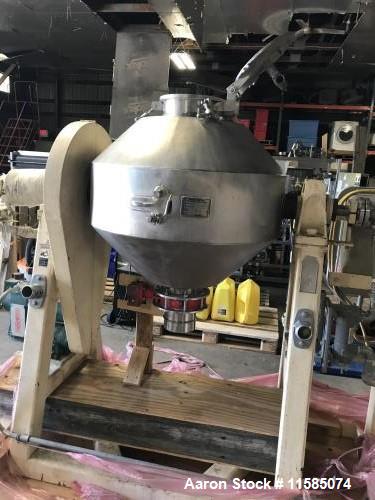 Used Paul Abbe Model RCVD 30 Double Cone Vacuum Dryer