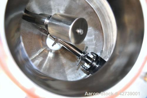 Used Paul O. Abbe Rota-Cone Vacuum Dryer, Model RCVD18, Hastelloy C276. 1.28 Cubic feet working capacity (1.97 total). 180 Grit (#4) polished internal. 18’’ Diameter shell rated Full Vacuum to 14.7 p...