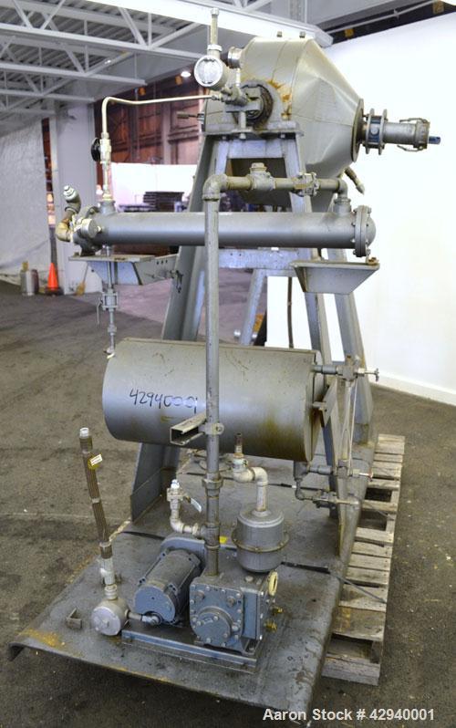 Used Stainless Steel Paul O. Abbe Rota-Cone Vacuum Dryer, Model 24RCVD