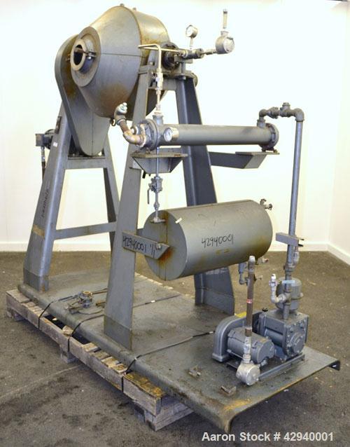 Used Stainless Steel Paul O. Abbe Rota-Cone Vacuum Dryer, Model 24RCVD