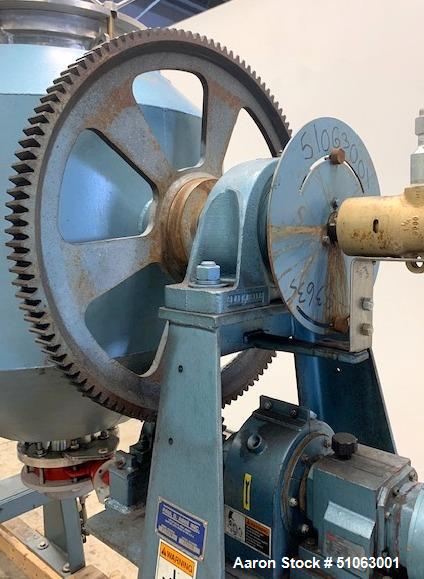Used Paul O. Abbe Rota Cone Vacuum Dryer, Model RCVD30S