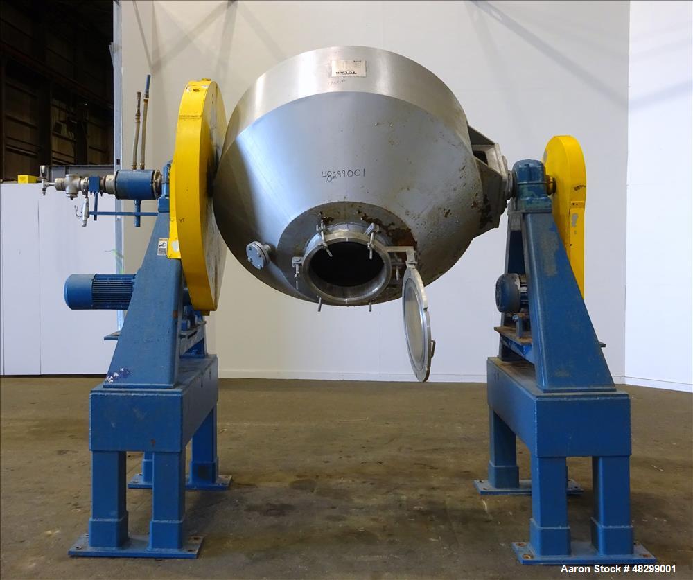Used Paul O. Abbe Rota-Cone Dryer, Model RCVD54, 304 Stainless Steel.