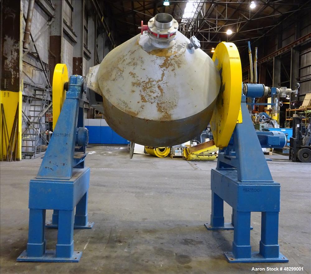 Used Paul O. Abbe Rota-Cone Dryer, Model RCVD54, 304 Stainless Steel.