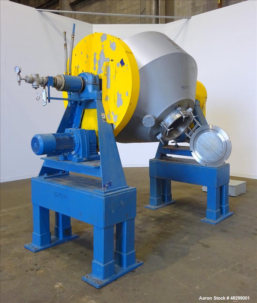 Used Paul O. Abbe Rota-Cone Dryer, Model RCVD54, 304 Stainless Steel.