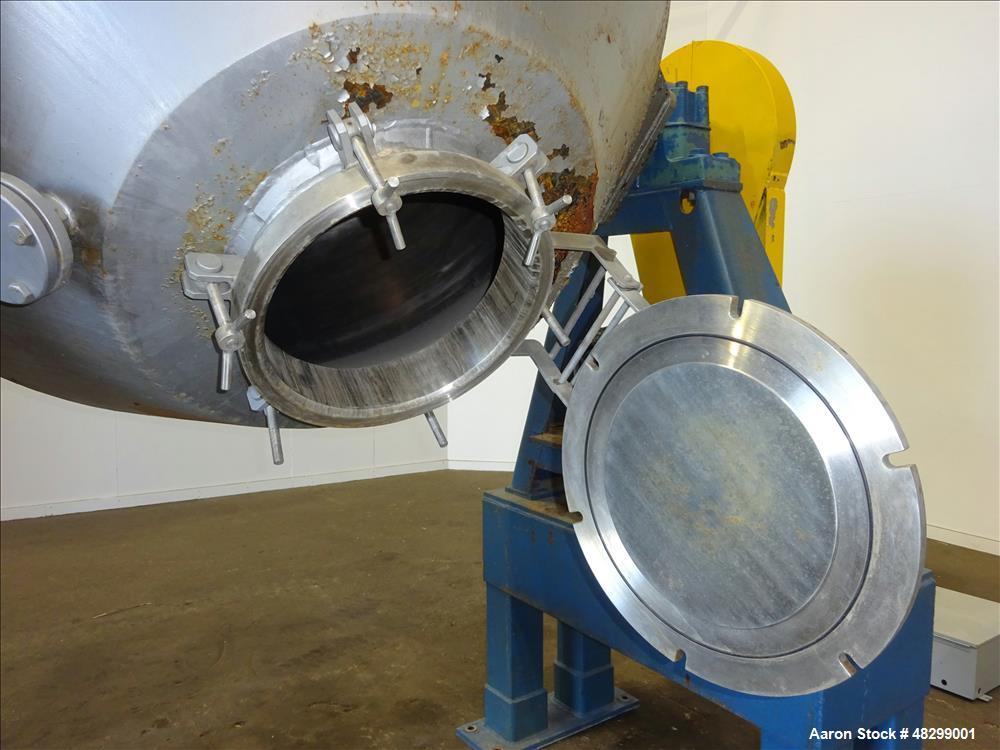 Used Paul O. Abbe Rota-Cone Dryer, Model RCVD54, 304 Stainless Steel.