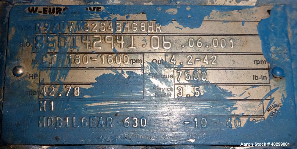 Used Paul O. Abbe Rota-Cone Dryer, Model RCVD54, 304 Stainless Steel.
