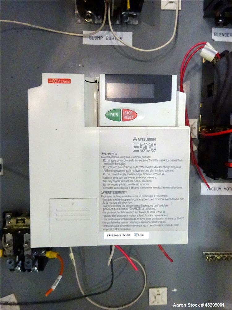 Used Paul O. Abbe Rota-Cone Dryer, Model RCVD54, 304 Stainless Steel.