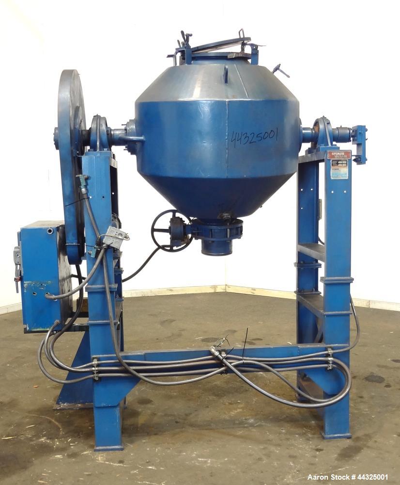 Used Stainless Steel Stokes Conical Vacuum Dryer, Model 159-202