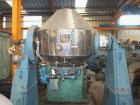 Used-De Dietrich SR400 Double Cone Mixer, stainless steel and glass lined. 16.8 cubic feet (475 liters) total capacity, doub...