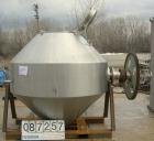 Used GHS Vakuumtechnik Vacuum Dryer. Approximate 42 Cubic Feet Working Capacity (70.6 total), 316 Stainless Steel. Internal rated -1 bar/FV at 120 deg C (248 deg F). Stainless steel jacket rated 2.5 ...