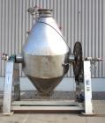 Used- Stainless Steel Gemco Double Cone Vacuum Dryer