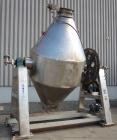 Used Stainless Steel Gemco Double Cone Vacuum Dryer